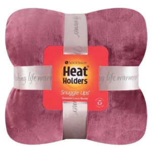 HEAT HOLDERS® Luxury Fleece Blanket / Throw - Cherry