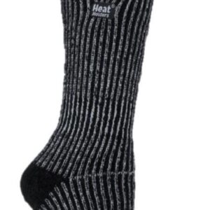 Ladies HEAT HOLDERS Boot Socks -BEGONIA - Black