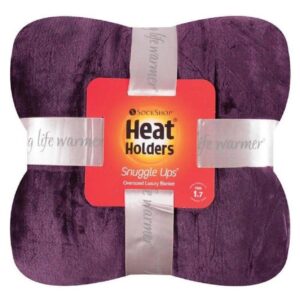 HEAT HOLDERS® Luxury Fleece Blanket / Throw - Mulled Wine