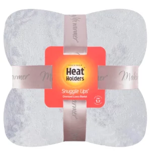 HEAT HOLDERS® Luxury Fleece Blanket / Throw - Ice Grey