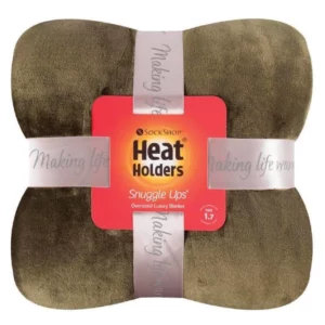 HEAT HOLDERS® Luxury Fleece Blanket / Throw - Olive